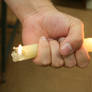 Hand Holding Candle Stock 2