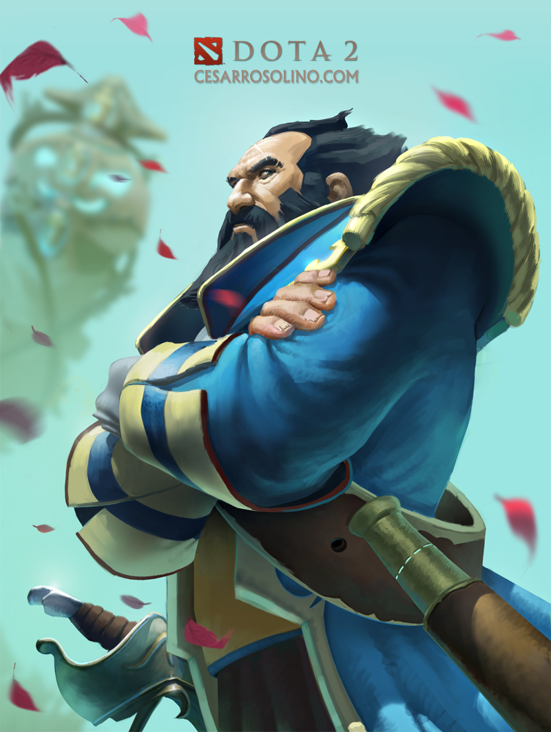 Dota2 Kunkka Fanart by Rosolino