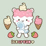 Strawberry icecream