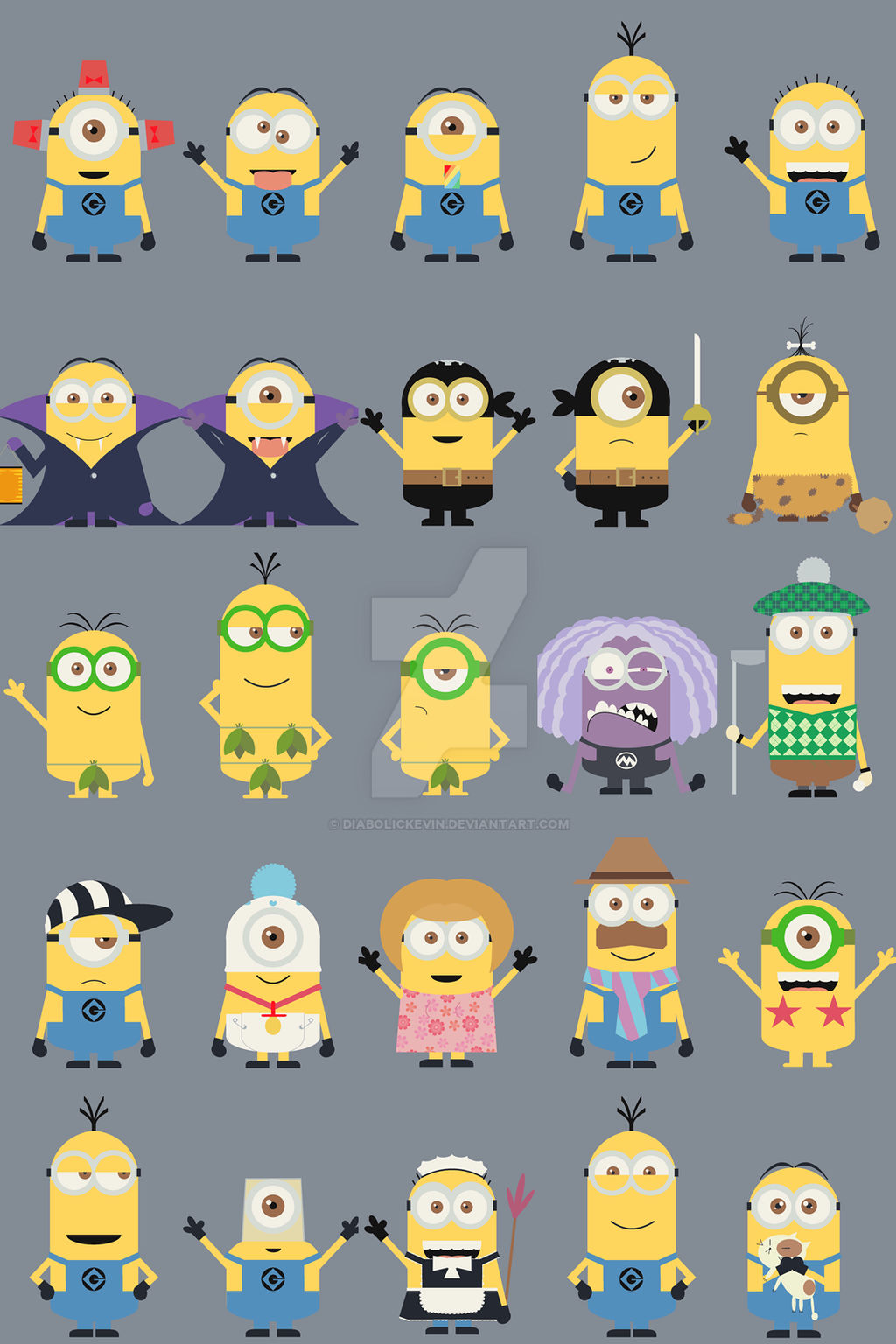 Drawing the Minions(still working) by DiabolicKevin on DeviantArt