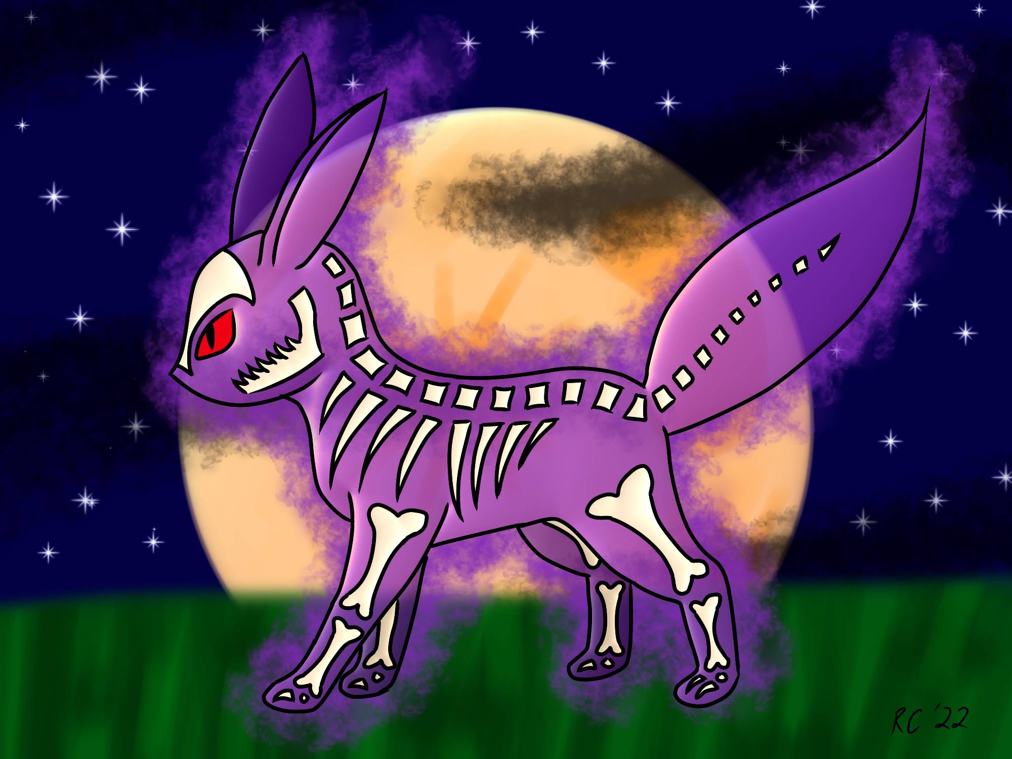Ghost Evolution Ghost Eeveelution by rayray25 on DeviantArt