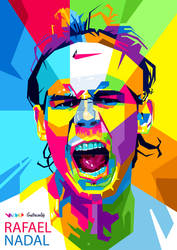 WPAP Rafael Nadal by Gustirizaldy
