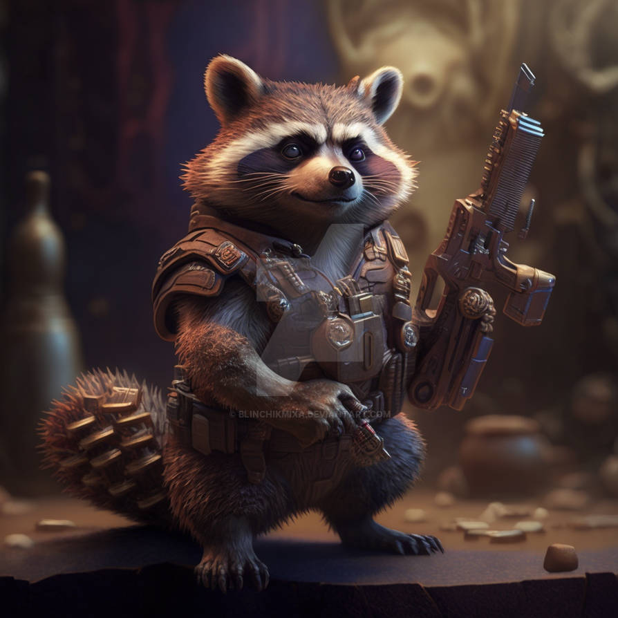 Nimble Raccoon 3 by blinchikmixa on DeviantArt