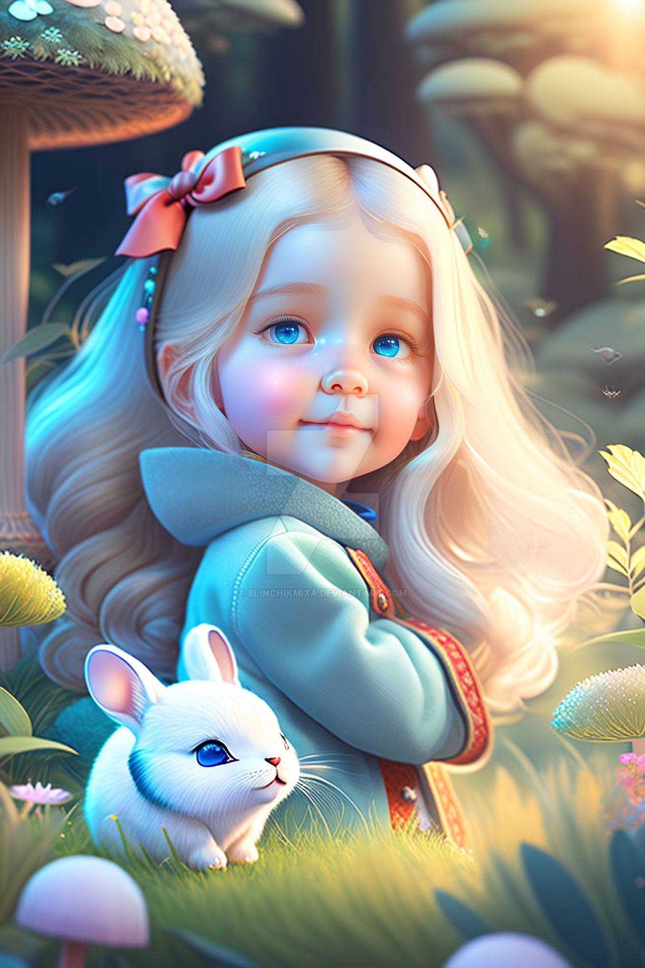 Alice Rabbit Render Alice and the rabbit 8 by blinchikmixa on DeviantArt