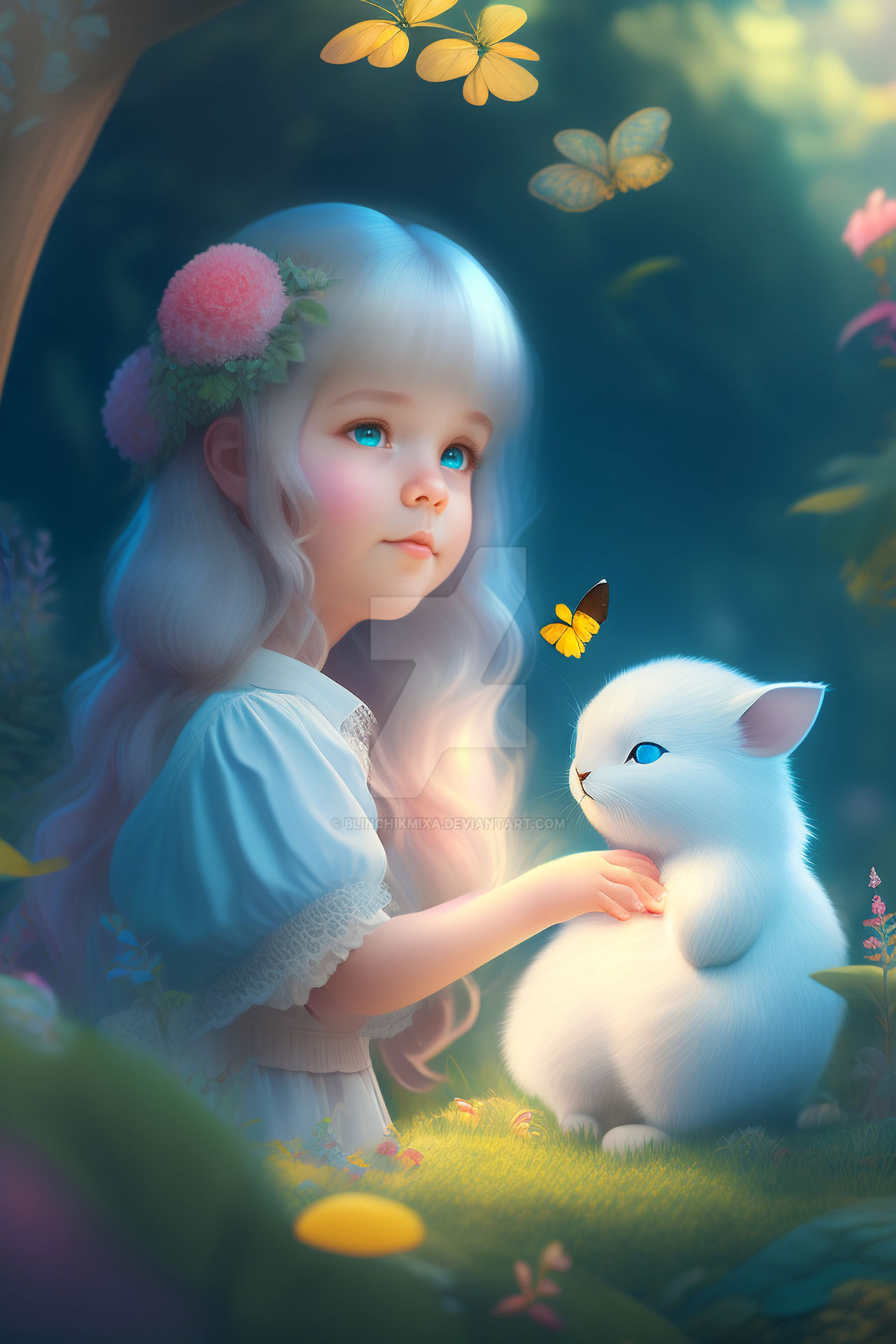 Alice Loving Rabbit Alice and the rabbit 3 by blinchikmixa on DeviantArt