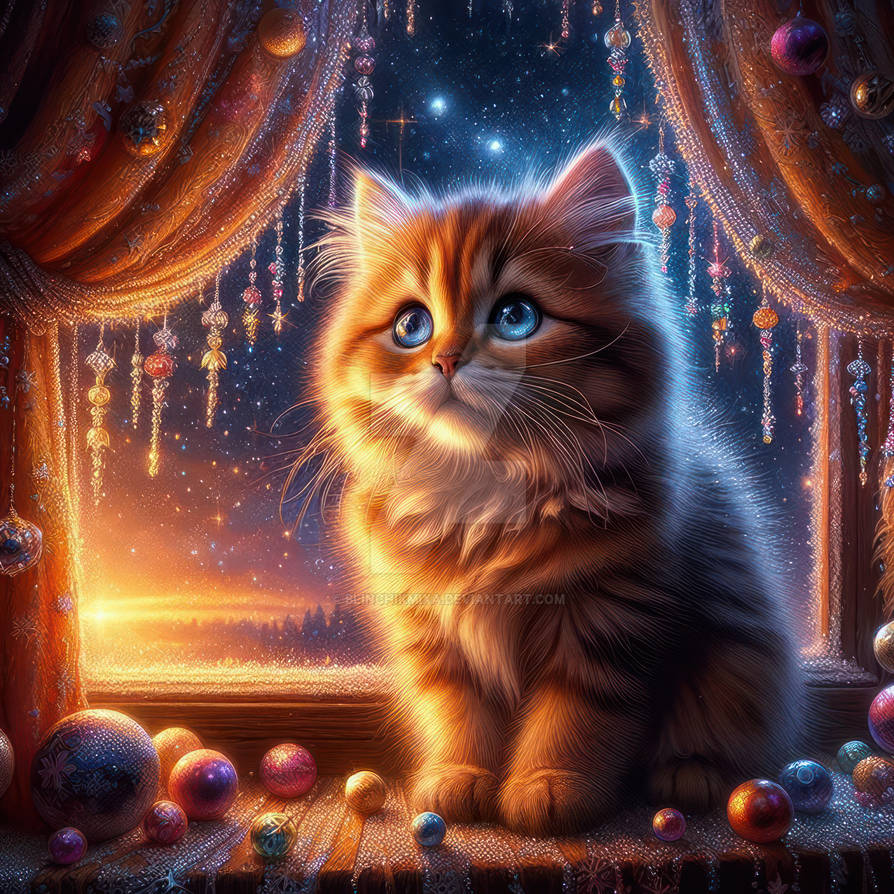 Winter cat 8 by blinchikmixa on DeviantArt