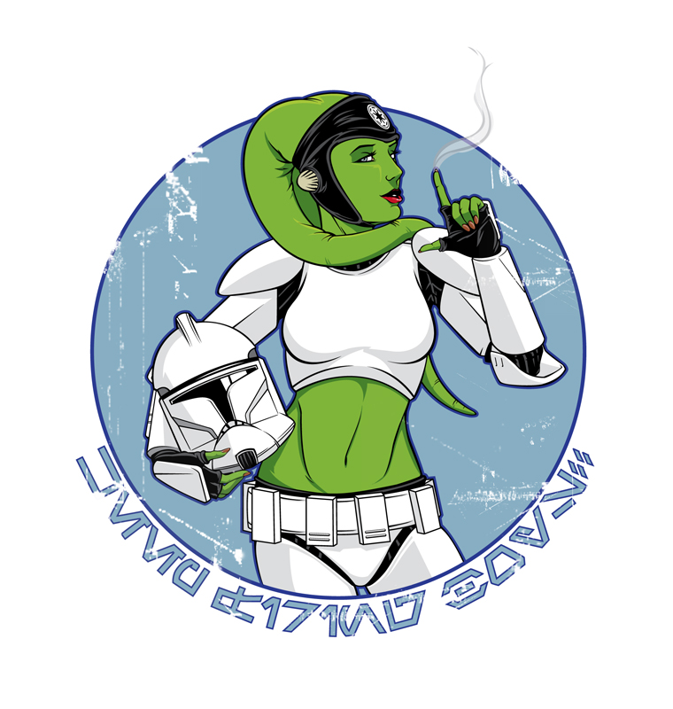AOTC Twi-Lek Pin-up