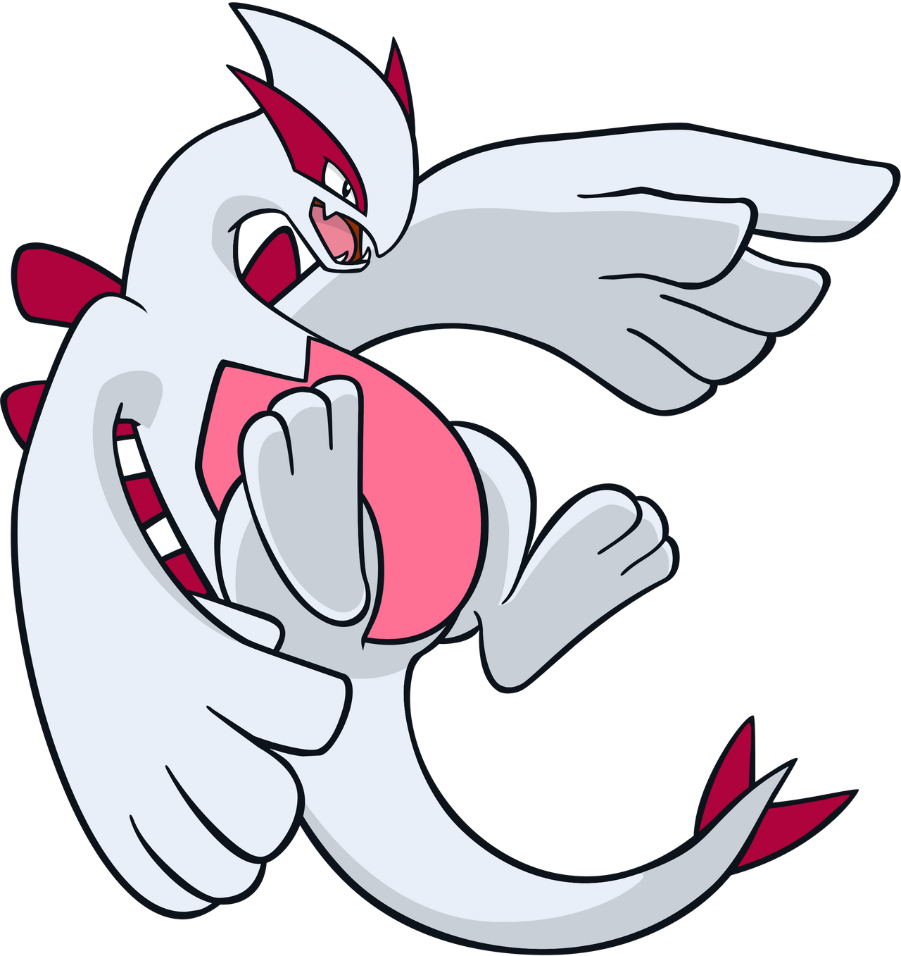 Shiny Lugia And Shiny Mew by CrystalTheLuxio on DeviantArt