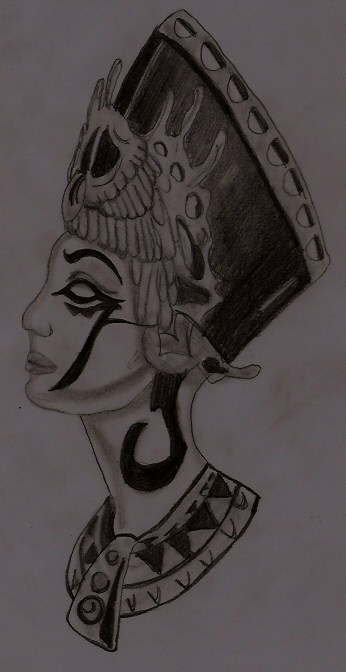 Pharoah head tattoo