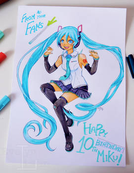 Happy 10th birthday, Hatsune Miku!!!