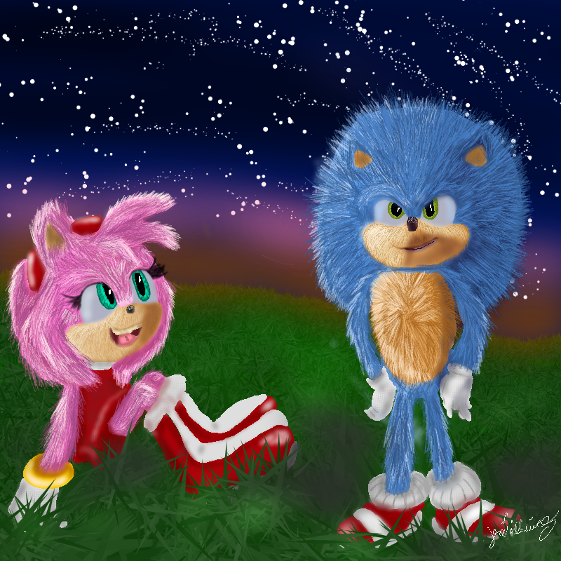 Classic Sonamy (dtiys on Instagram) by mallowberryart on DeviantArt