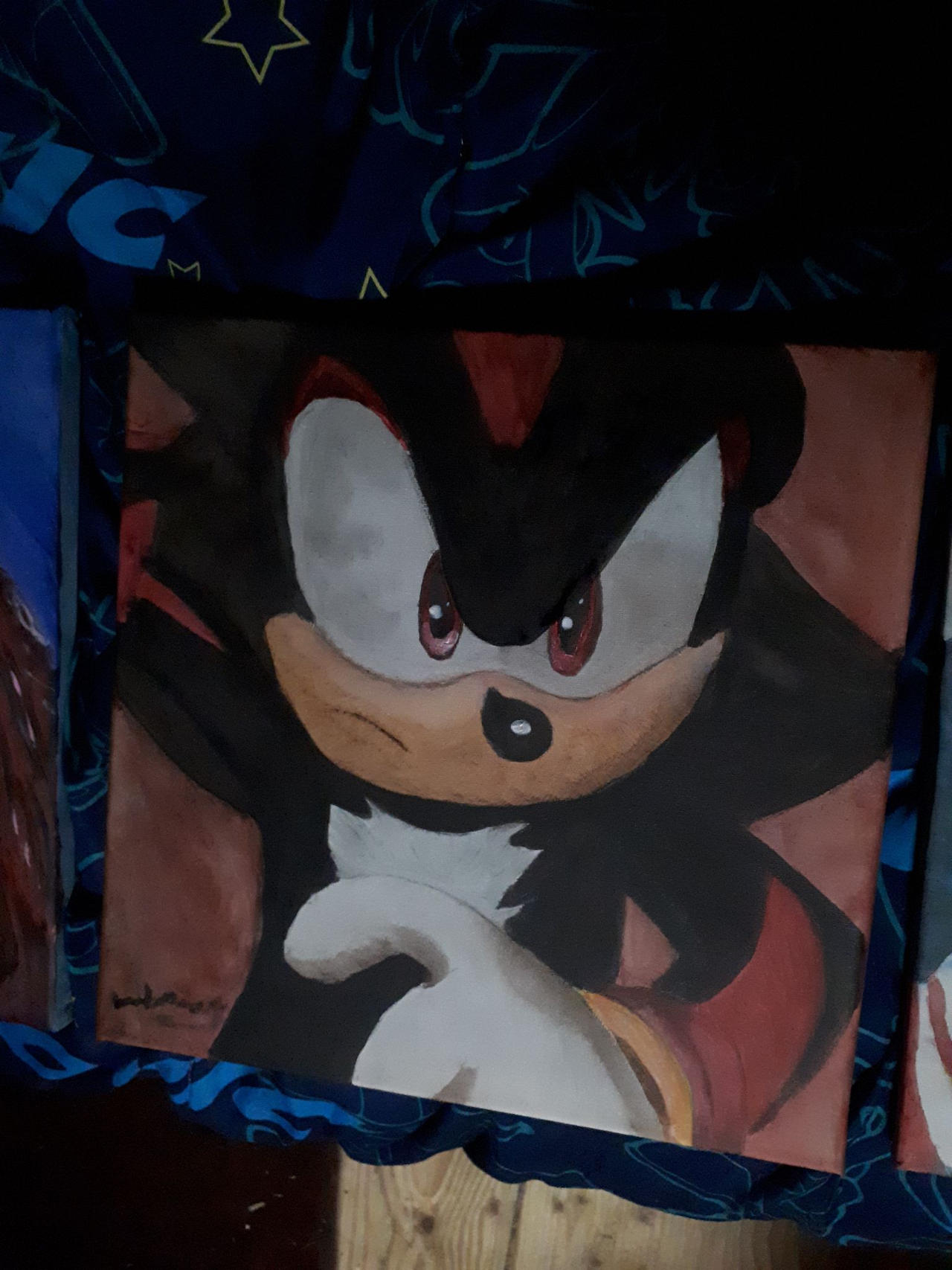 Shadow the Hedgehog painting by FreeTaurus on DeviantArt