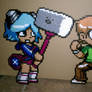 Ramona Flowers and Scott Pilgrim