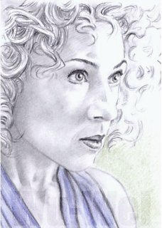 Alex Kingston mini-portrait