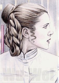 Carrie Fisher mini-portrait