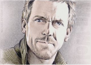 Hugh Laurie mini portrait