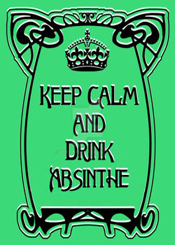 Keep Calm, Art Nouveau style