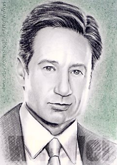 David Duchovny miniature