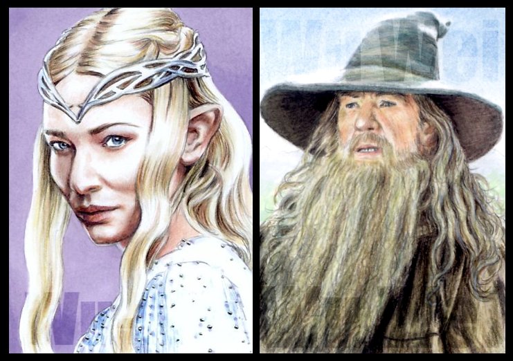 Lord of the Rings sketchcards