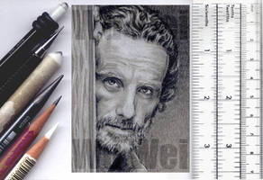 Walking Dead sketchcard