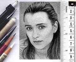 NCIS Ziva sketchcard