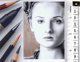 Sansa Stark sketchcard