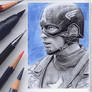 Captain America sketch card