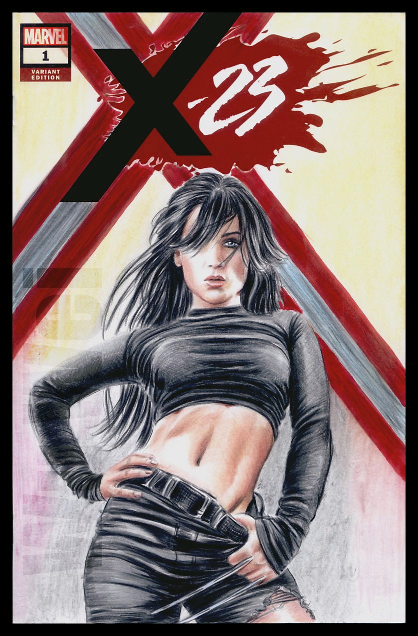 Draw X23 X-23 sketch cover by whu-wei on DeviantArt