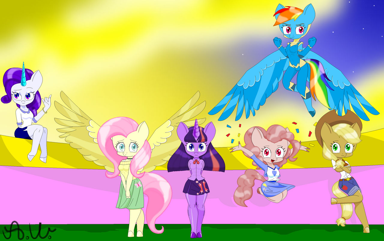 MLP: The Mane 6 by TheAlastair on DeviantArt