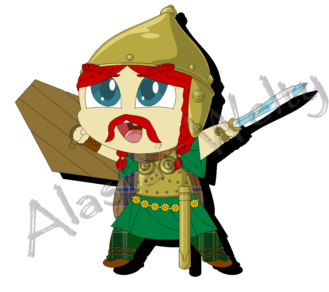 Gallic warrior sticker