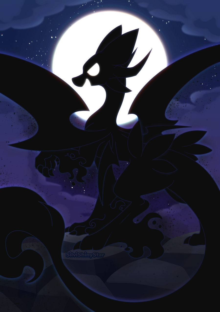 Shadow Dragonnet Shadow Dragon by SilviShinyStar on DeviantArt