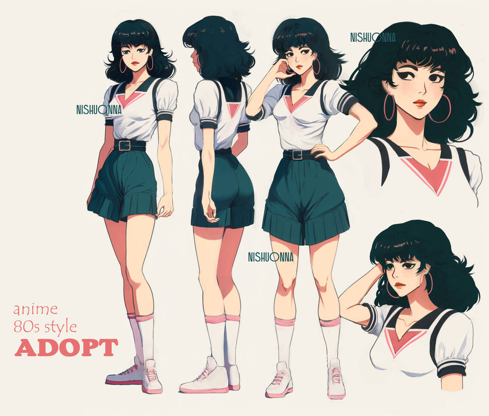 ANIME 80s STYLE ADOPT 1.0 closed. by nishuonna on DeviantArt