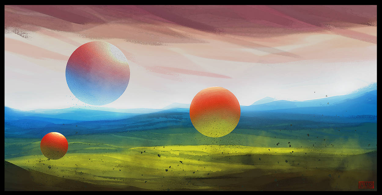 Spheres in the Fields by UsamahDraws on DeviantArt