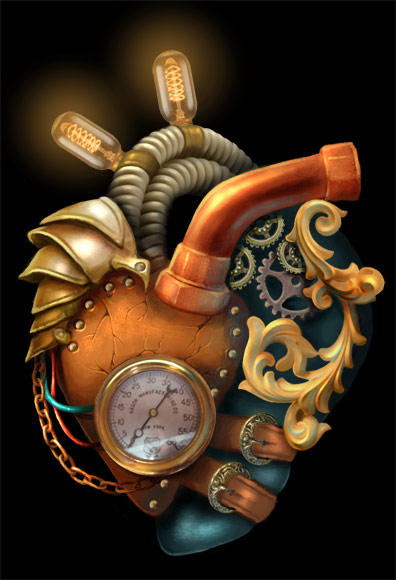 Steampunk Anatomically Correct Heart by melarune on DeviantArt