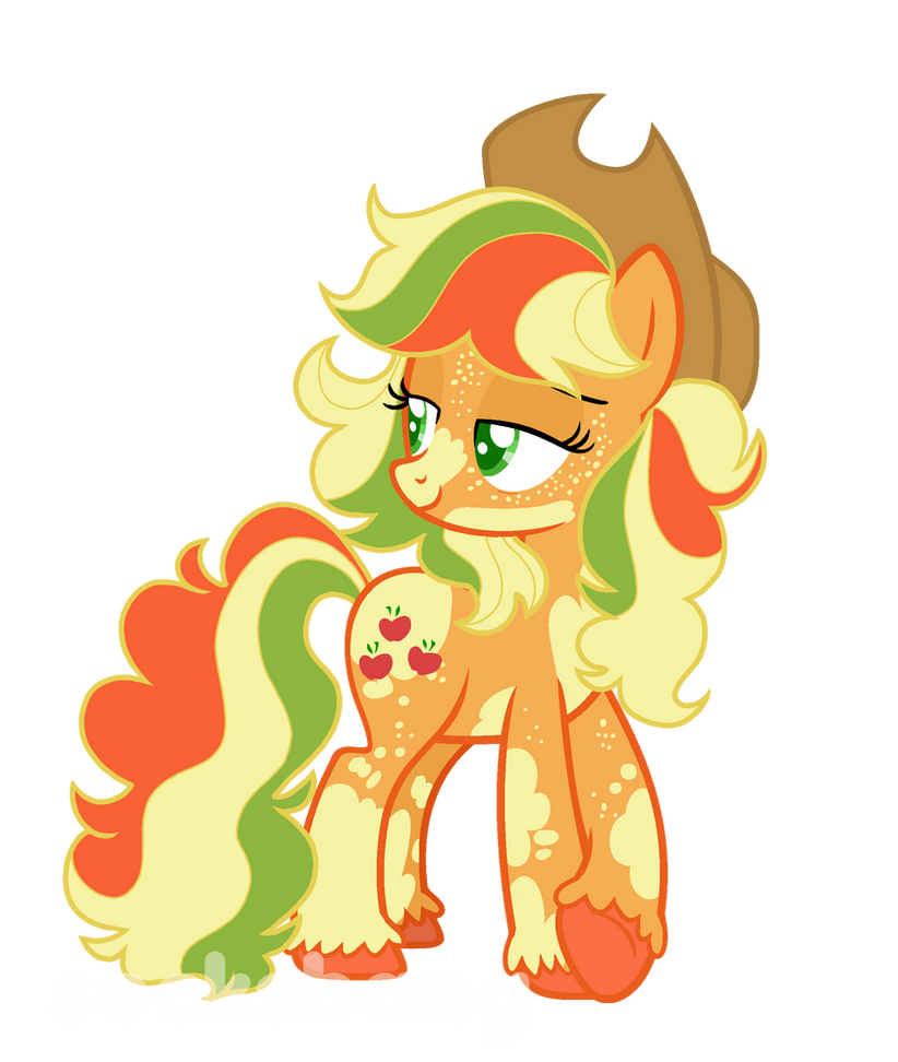 mlp nextgen/redesign | apple jack by socksbang on DeviantArt