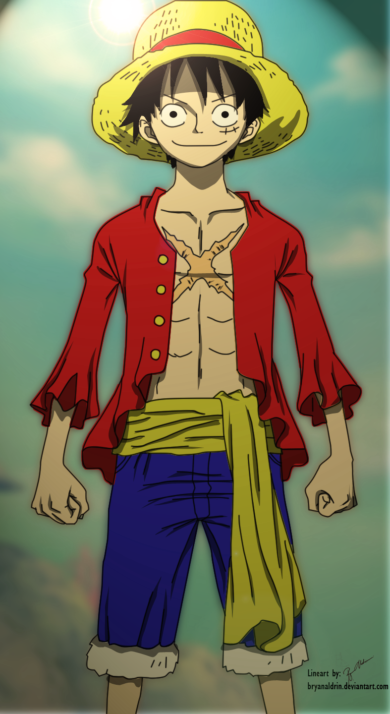 Luffy Post Time skip Colored Updated by bryanaldrin on DeviantArt