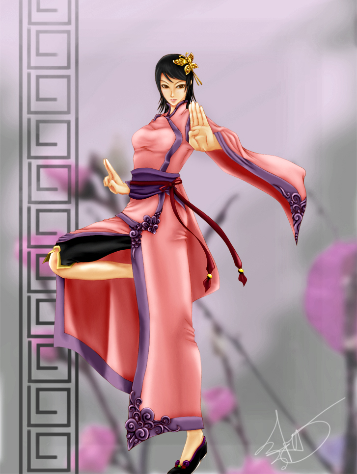 Anime kung fu girl
