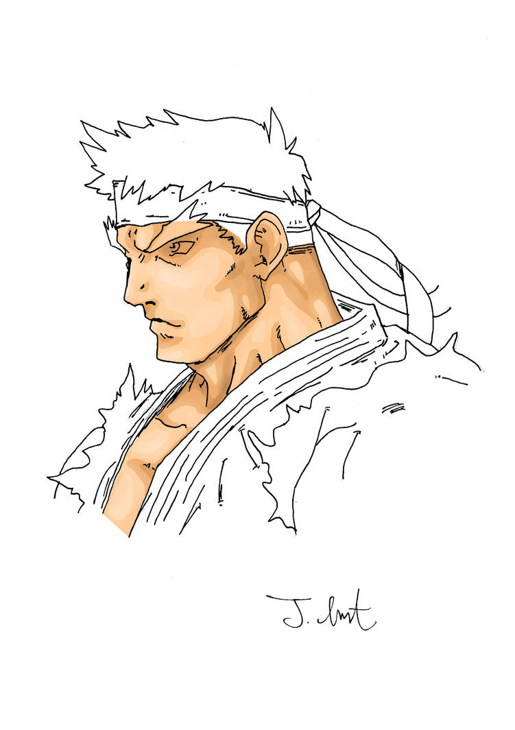 ryu comic style by general-thunder on DeviantArt
