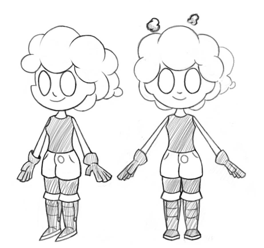 Another character sheet redraw by MegaTheMysterious on DeviantArt