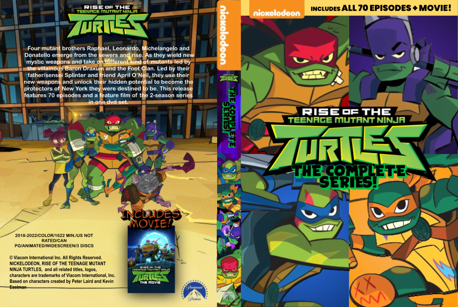 Rise of the TMNT Complete Series DVD Set by AlmightyDF on DeviantArt