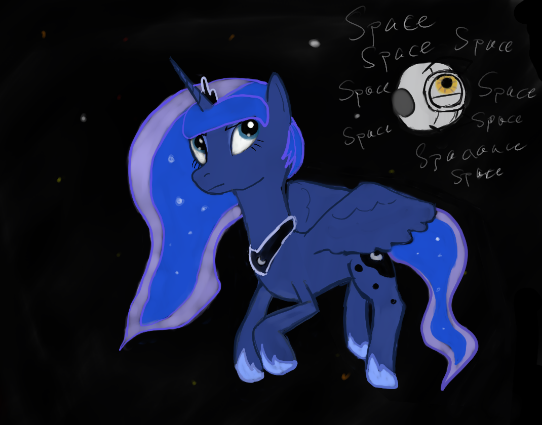 Deep Space with Princess Luna