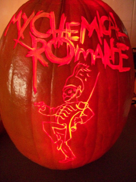 My Chemical Romance Pumpkin