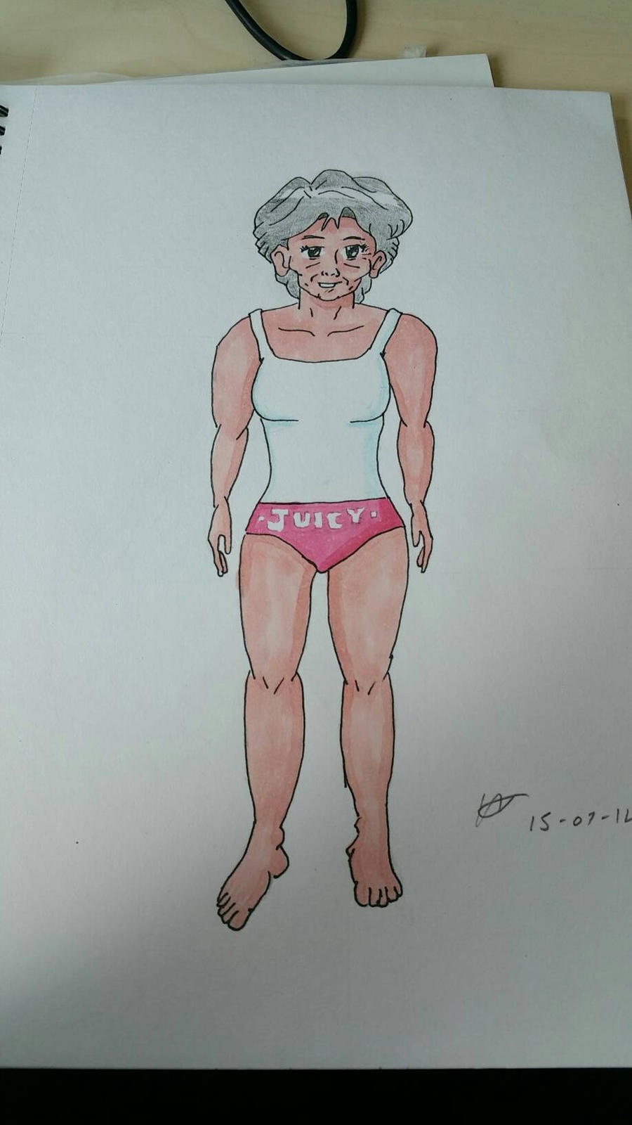 old woman wrong proportions 