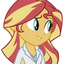 Sunset The Science Gal Vector