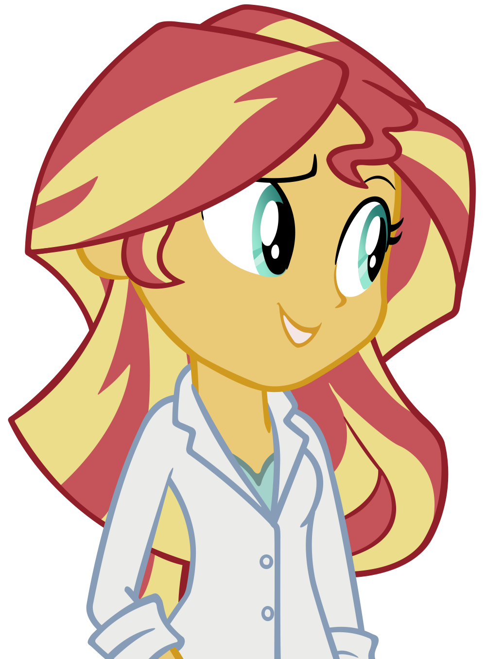 Sunset The Science Gal Vector