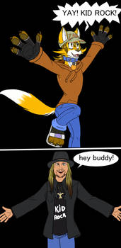 Kid rock and his little fan comic page 1