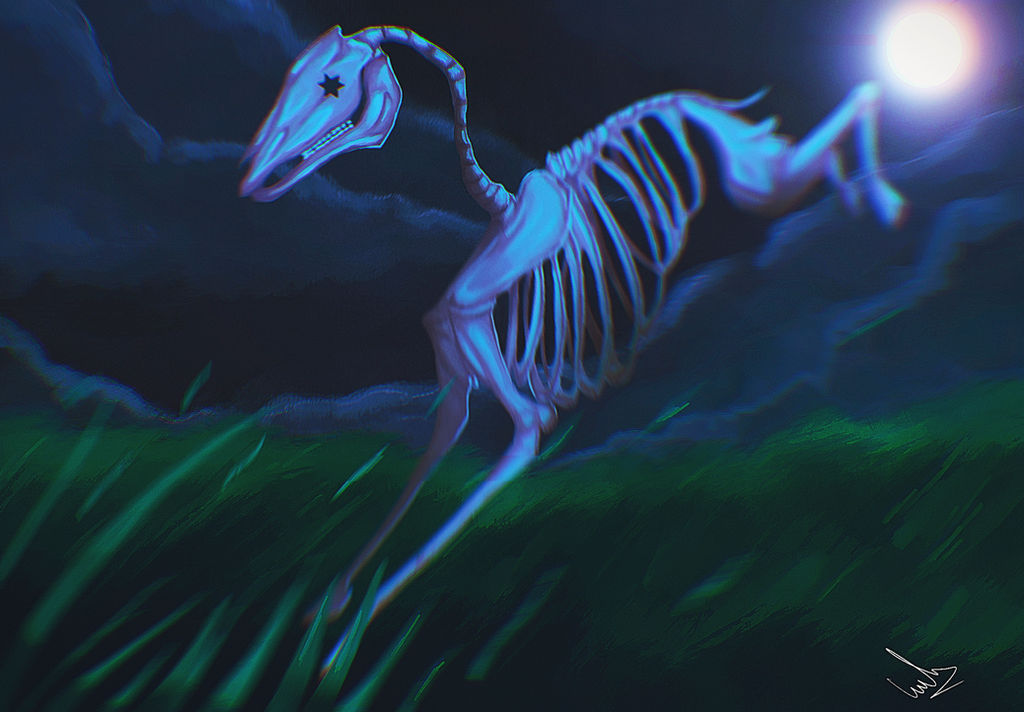 Skeleton - Commission by Lunaotic on DeviantArt