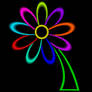 Psychadelic Neon Flower Power