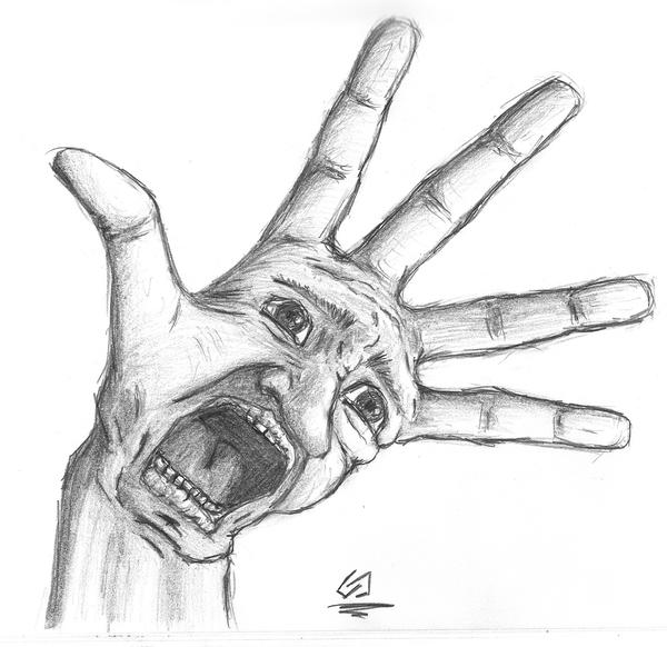 Horror Hand Sign horror hand by Bootlegazn on DeviantArt