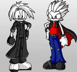 Torin and Darc Sonic Drawn